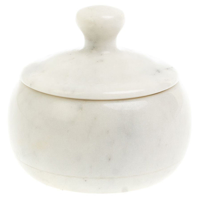 Сахарница из натурального камня Мрамор Белый Stone Sugar Bowls Белый Мрамор Bianco Сахарница из натурального камня Мрамор Белый Stone Sugar Bowls Белый Мрамор Bianco во Владивостоке | Loft Concept