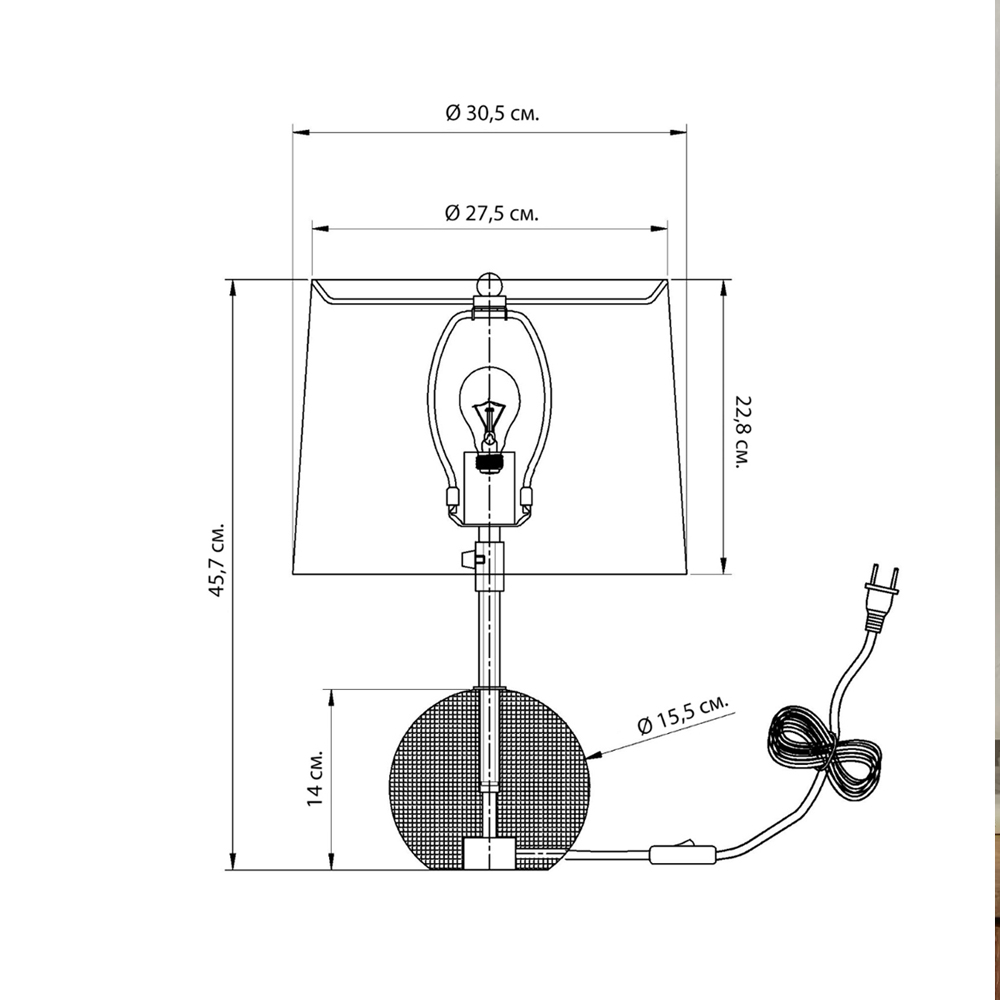 Настольная лампа на круглом основании из дерева Table Lamp Wood Настольная лампа на круглом основании из дерева Table Lamp Wood во Владивостоке