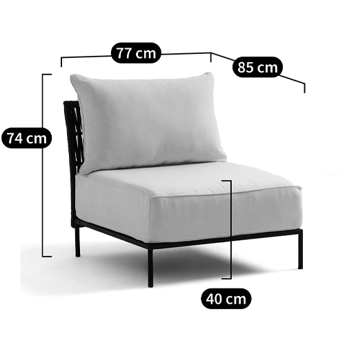 Уличное кресло Alaric Armchair Beige Уличное кресло Alaric Armchair Beige во Владивостоке