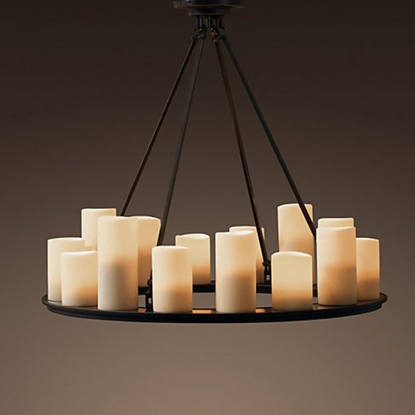 Люстра PILLAR CANDLE 80 Черный Люстра PILLAR CANDLE 80 Черный во Владивостоке | Loft Concept