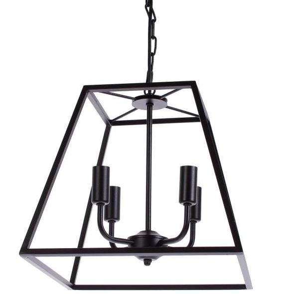 Подвесной светильник Loft Industrial Ortogonal Pendant Trapeze Черный Подвесной светильник Loft Industrial Ortogonal Pendant Trapeze Черный во Владивостоке | Loft Concept
