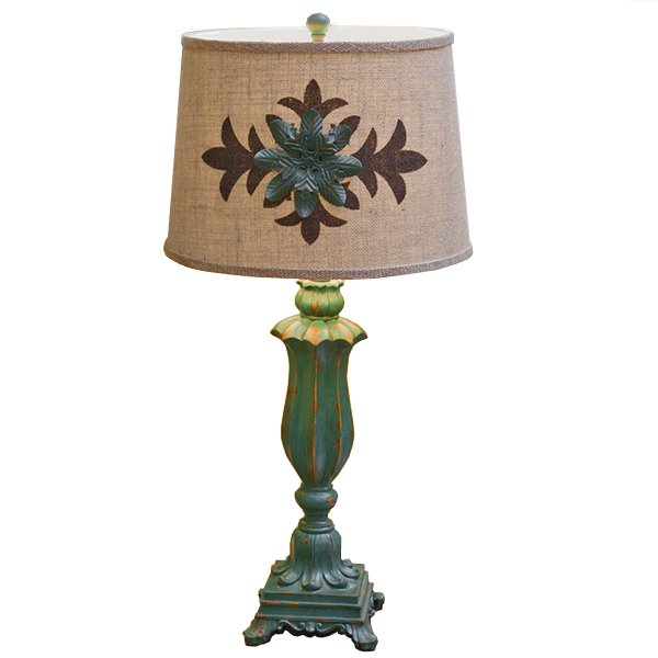 Настольная лампа Cross Ornament Provence table lamp Малахит (зеленый) Бежево-серый Настольная лампа Cross Ornament Provence table lamp Малахит (зеленый) Бежево-серый во Владивостоке | Loft Concept
