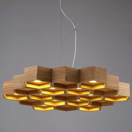 Люстра Honeycomb 12 Loft Wooden Ecolight Люстра Honeycomb 12 Loft Wooden Ecolight во Владивостоке | Loft Concept