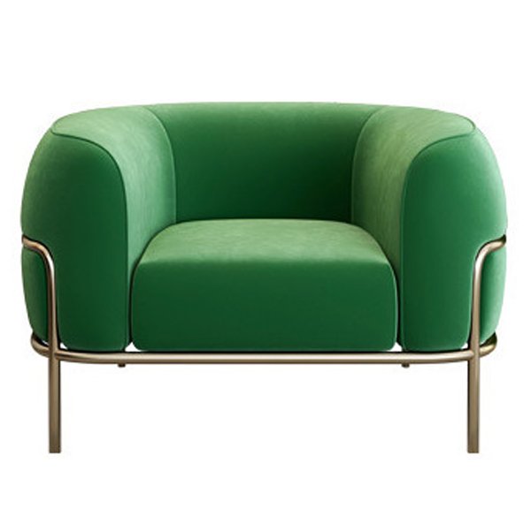 Кресло SOPHIE Armchair Зеленый Латунь Кресло SOPHIE Armchair Зеленый Латунь во Владивостоке | Loft Concept
