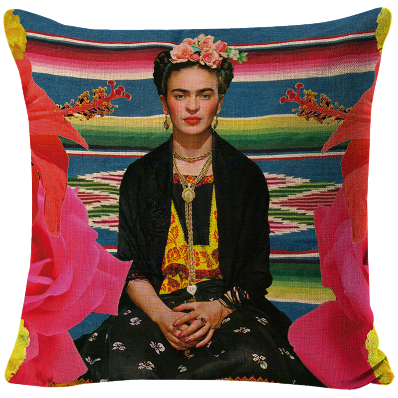 Декоративная подушка Frida Kahlo 6 Мульти Декоративная подушка Frida Kahlo 6 Мульти во Владивостоке | Loft Concept