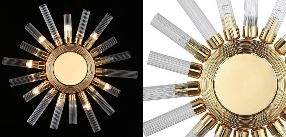 БРА Art Deco Sun Light Ceiling БРА Art Deco Sun Light Ceiling - Loft-Concept во Владивостоке