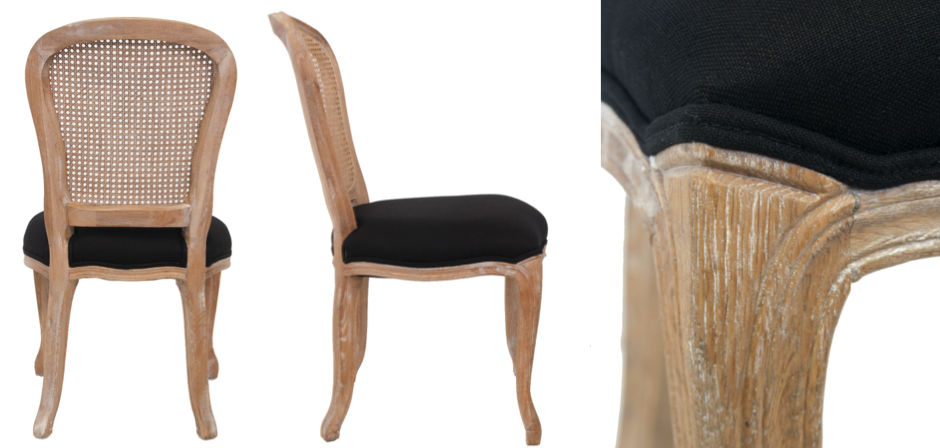 Стул French chairs Provence Neman Black Rattan Chair Стул French chairs Provence Neman Black Rattan Chair - Loft-Concept во Владивостоке