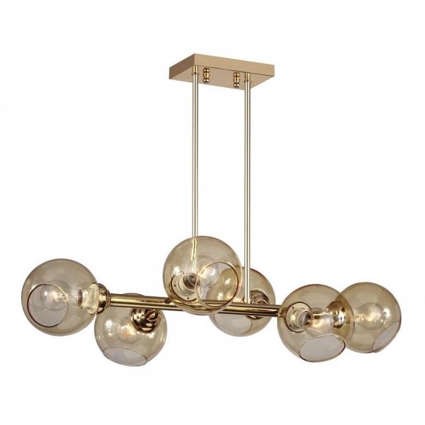 Люстра Glass Bubble Chandelier Brass Латунь Люстра Glass Bubble Chandelier Brass Латунь во Владивостоке | Loft Concept