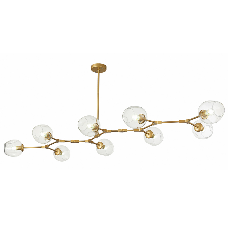 Люстра Branching Bubble Chandelier 9 gold Золотой Люстра Branching Bubble Chandelier 9 gold Золотой во Владивостоке | Loft Concept