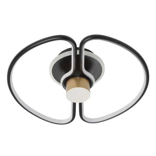 Потолочный светильник черного цвета круглой формы Luke Lampco Tracer Lamp Белый Золотой Черный Серебристый во Владивостоке | Loft Concept 