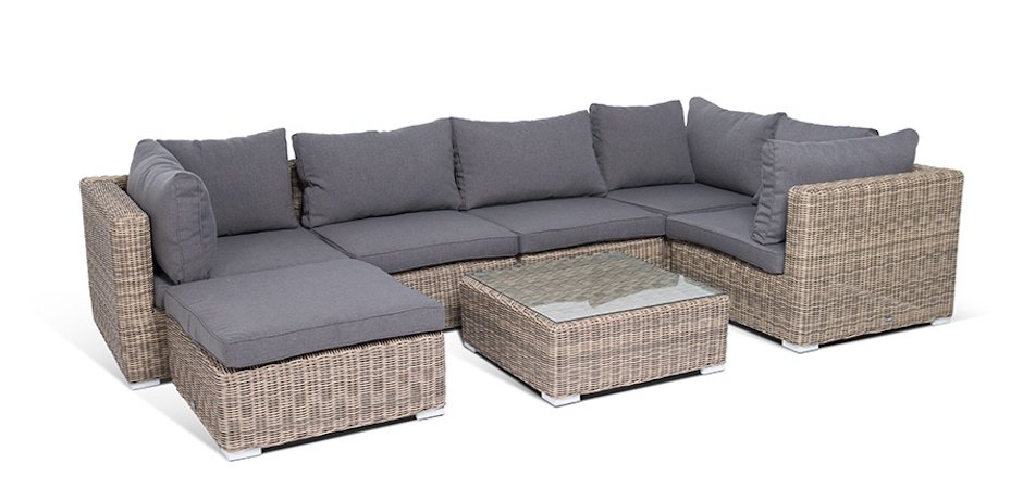 Модульный диван Rottan Grey - фото №2