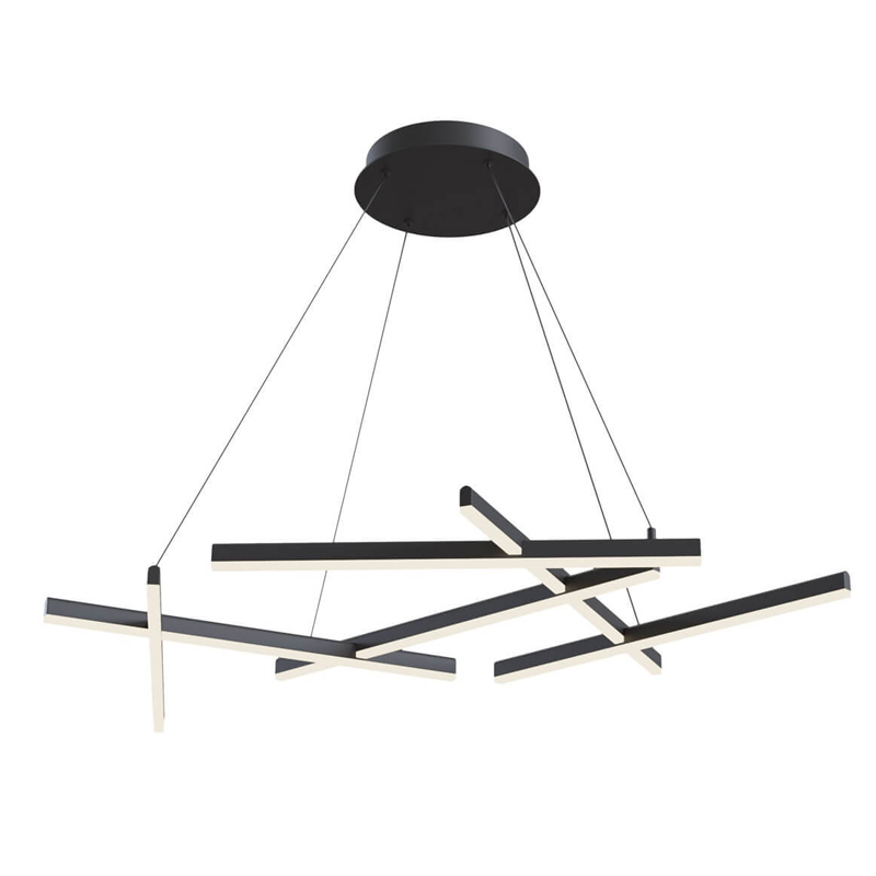 Люстра Smeragde Light Chandelier black Черный Люстра Smeragde Light Chandelier black Черный во Владивостоке | Loft Concept