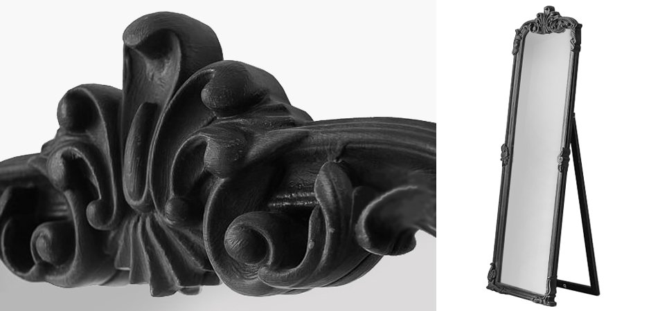 Напольное зеркало Valensole Black Напольное зеркало Valensole Black - Loft-Concept во Владивостоке