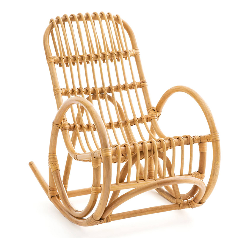 Детское кресло-качалка Wicker Baby Rocking Chair Бежевый Детское кресло-качалка Wicker Baby Rocking Chair Бежевый во Владивостоке | Loft Concept