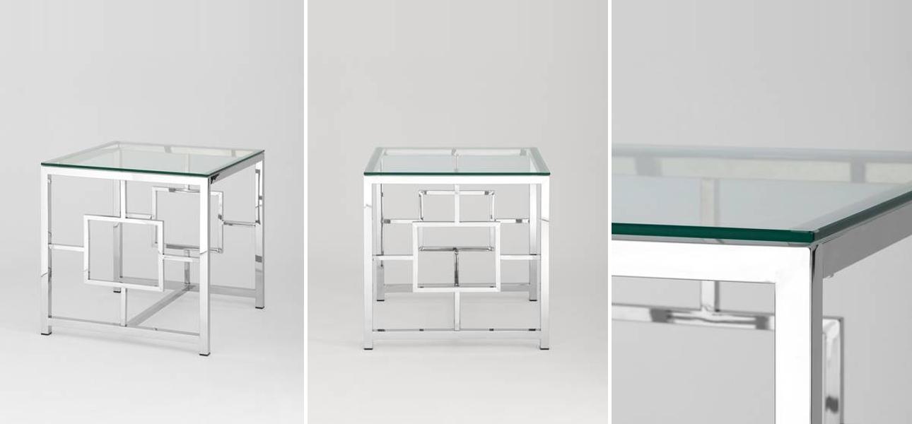Стол приставной Milan Tables Silver - фото