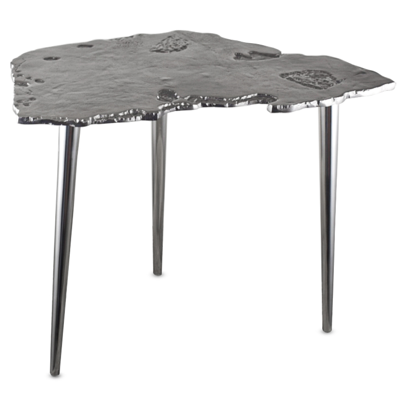 Приставной стол Edmundo Side Table II Серебряный Приставной стол Edmundo Side Table II Серебряный во Владивостоке | Loft Concept
