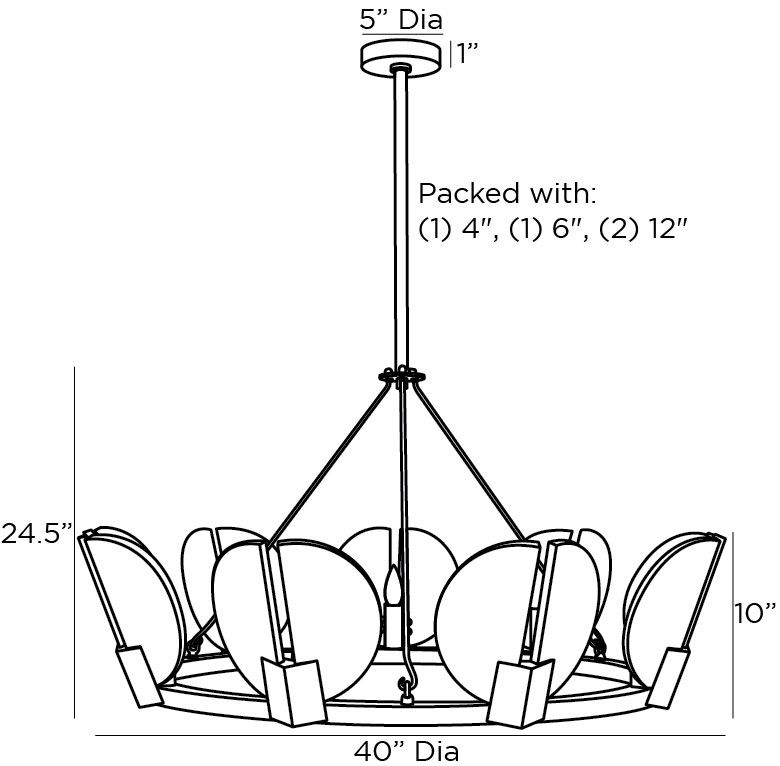 Люстра Arteriors SIERRA CHANDELIER Люстра Arteriors SIERRA CHANDELIER во Владивостоке