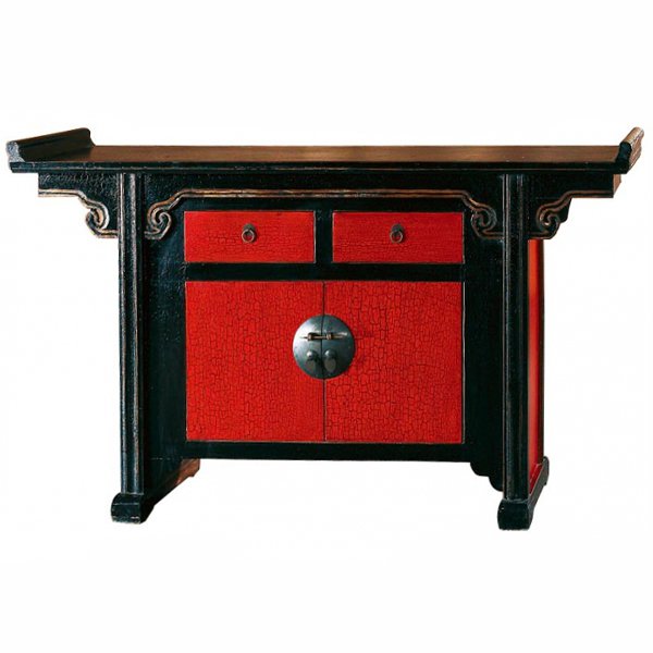 Китайский комод Red-black chest Китайский комод Red-black chest во Владивостоке | Loft Concept