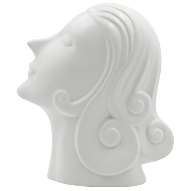 Статуэтка Side Profile White Statuette Белый Статуэтка Side Profile White Statuette Белый во Владивостоке | Loft Concept