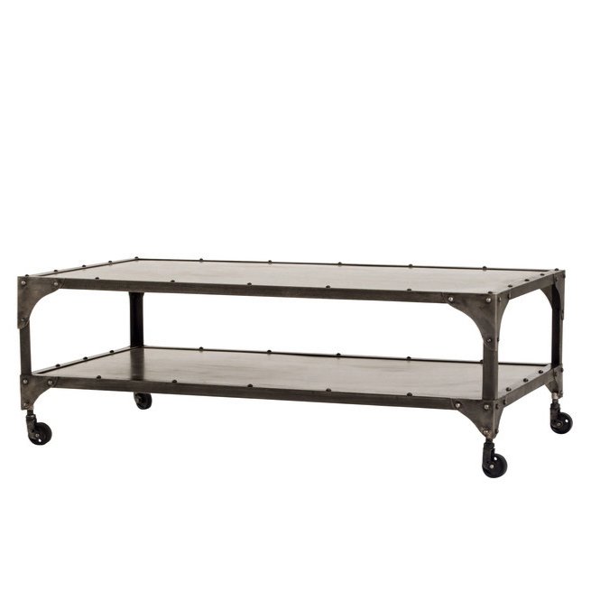 Кофейный стол Industrial Steampunk Nickel Coffee Table Кофейный стол Industrial Steampunk Nickel Coffee Table во Владивостоке | Loft Concept