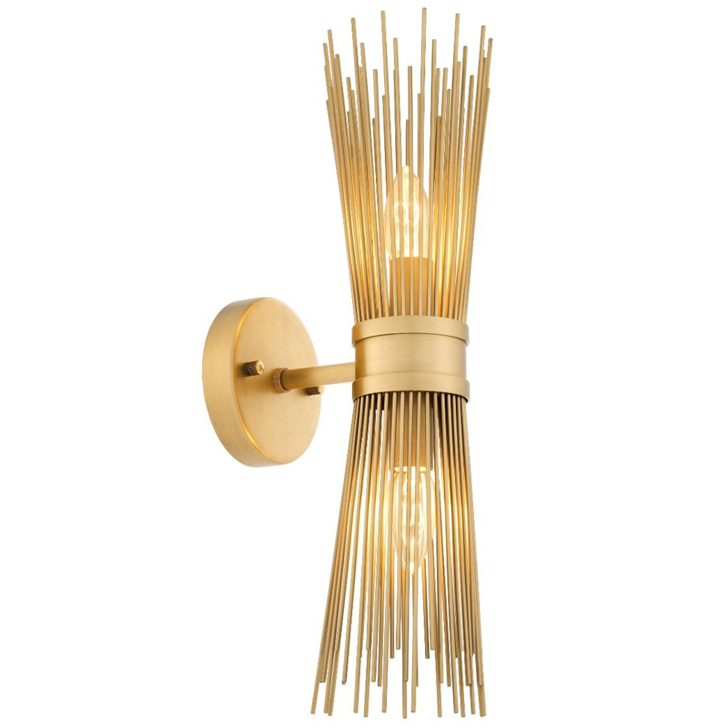 Бра Eichholtz Wall Lamp Romeo Double Латунь Античная полированная Бра Eichholtz Wall Lamp Romeo Double Латунь Античная полированная во Владивостоке | Loft Concept