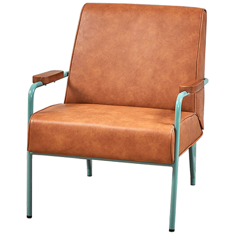 Кресло Silvestri Chair Карамель Голубой пастельный Кресло Silvestri Chair Карамель Голубой пастельный во Владивостоке | Loft Concept