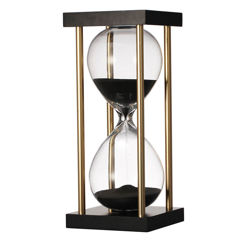 Песочные часы Ramirus Watch black Черный Золотой Песочные часы Ramirus Watch black Черный Золотой во Владивостоке | Loft Concept