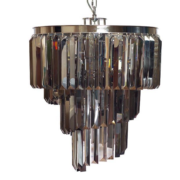 Люстра Odeon Chandelier Helix Smoke 50 Хром Дымчатый (Smoke) Люстра Odeon Chandelier Helix Smoke 50 Хром Дымчатый (Smoke) во Владивостоке | Loft Concept