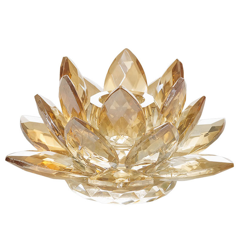 Подсвечник Crystal Lotus gold Подсвечник Crystal Lotus gold во Владивостоке | Loft Concept