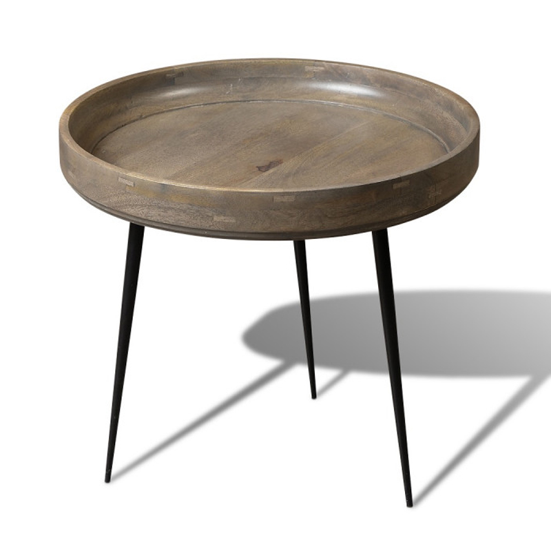 Кофейный стол Davidson Coffee Table platinum 47 Серый Черный во Владивостоке | Loft Concept 