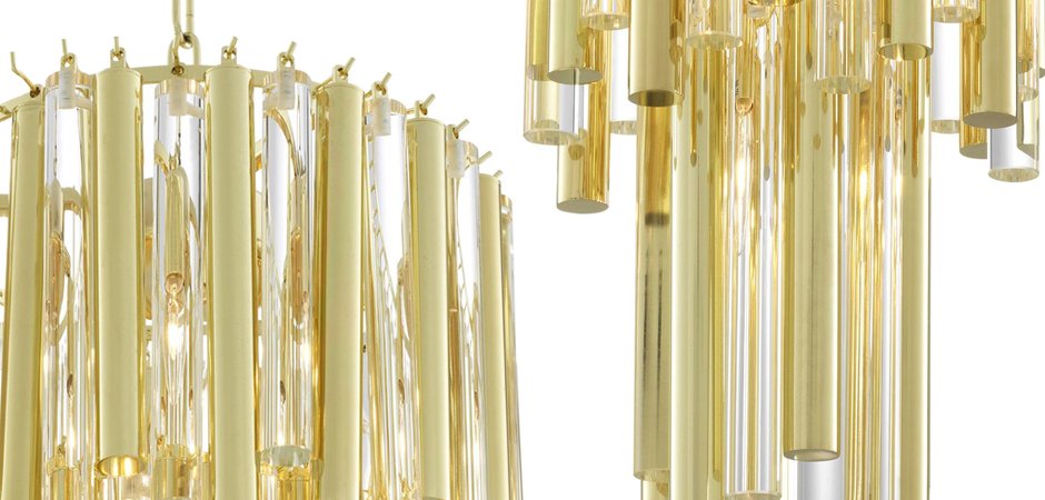 Люстра Eichholtz Chandelier Gigi S Gold Люстра Eichholtz Chandelier Gigi S Gold - Loft-Concept во Владивостоке
