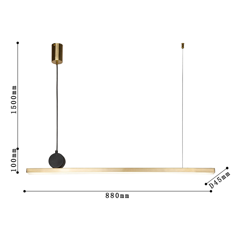 Светодиодная люстра DRAWING LINES Gold Светодиодная люстра DRAWING LINES Gold во Владивостоке