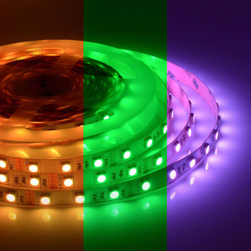 Светодиодная лента 5м 14,4W/m 60LED/m 5050SMD разноцветная Белый Светодиодная лента 5м 14,4W/m 60LED/m 5050SMD разноцветная Белый во Владивостоке | Loft Concept