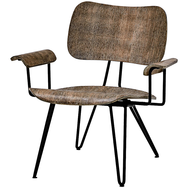 Стул Camran Stool Коричневый Черный Стул Camran Stool Коричневый Черный во Владивостоке | Loft Concept