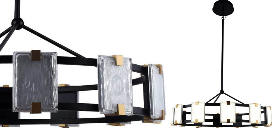 Люстра Rectangular Glass Plafon D85 Люстра Rectangular Glass Plafon D85 - Loft-Concept во Владивостоке