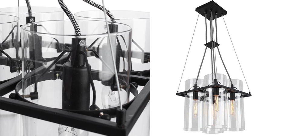 Люстра Glass Cylinder Chandelier Люстра Glass Cylinder Chandelier - Loft-Concept во Владивостоке