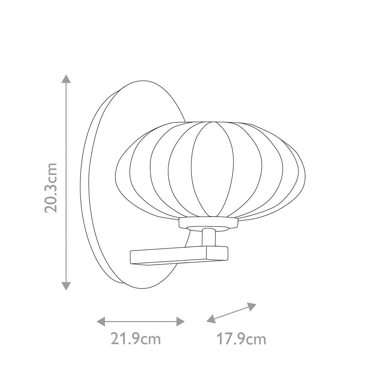  Бра с круглым плафон из матового белого стекла Kichler во Владивостоке