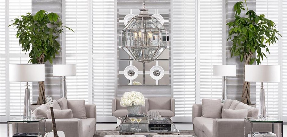 Люстра Lantern Owen Nickel L - фото №1