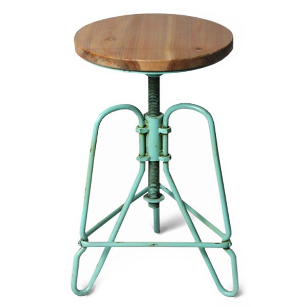 Винтажный Стул Loft Bar Stoo turquoise Коричневый Бирюзовый Винтажный Стул Loft Bar Stoo turquoise Коричневый Бирюзовый во Владивостоке | Loft Concept