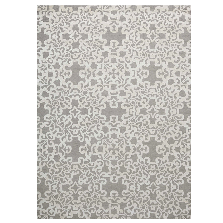 Ковёр из вискозы Indian pattern Pelermo Серый Ковёр из вискозы Indian pattern Pelermo Серый во Владивостоке | Loft Concept