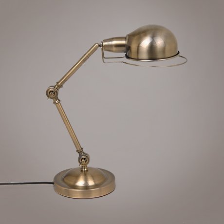 Настольная лампа Antic Work Table Lamp Латунь Античная полированная Настольная лампа Antic Work Table Lamp Латунь Античная полированная во Владивостоке | Loft Concept