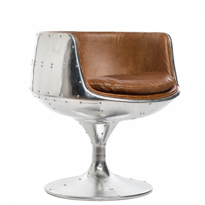 Кресло Aviator Cup Chair Коричневый Кресло Aviator Cup Chair Коричневый во Владивостоке | Loft Concept