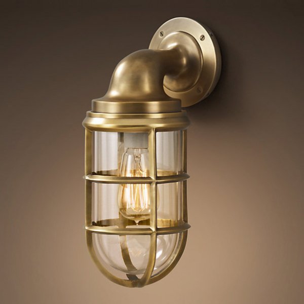 Бра RH STARBOARD wall lamp brass Латунь Бра RH STARBOARD wall lamp brass Латунь во Владивостоке | Loft Concept