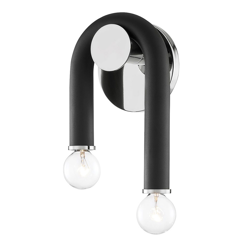 Бра Paulson floppy wall sconce chrome Черный Хром Бра Paulson floppy wall sconce chrome Черный Хром во Владивостоке | Loft Concept