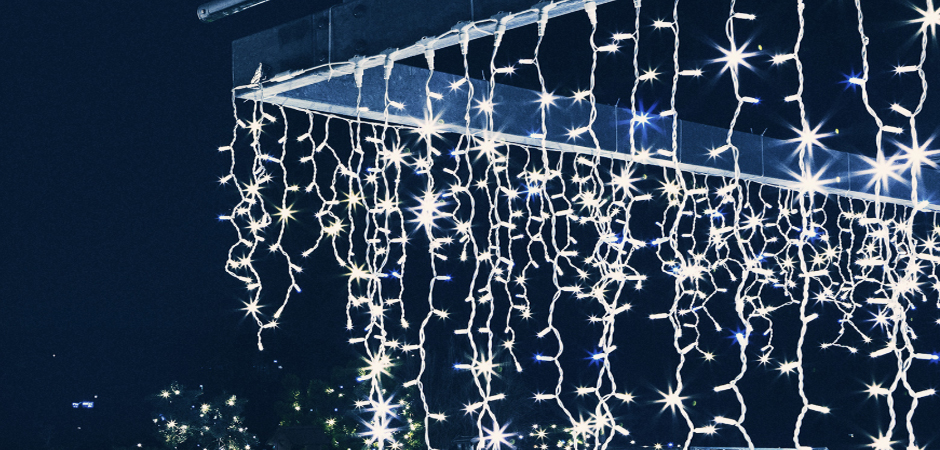 Светодиодная Гирлянда-Бахрома с Белым светом - Loft-Concept во Владивостоке