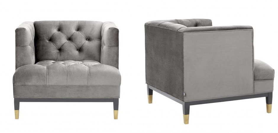 Кресло Eichholtz Chair Castelle Grey Кресло Eichholtz Chair Castelle Grey - Loft-Concept во Владивостоке