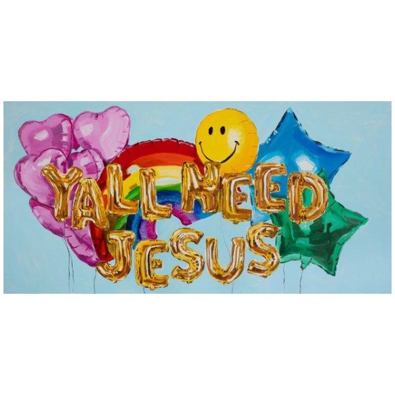 Картина Yall Need Jesus Мульти Картина Yall Need Jesus Мульти во Владивостоке | Loft Concept