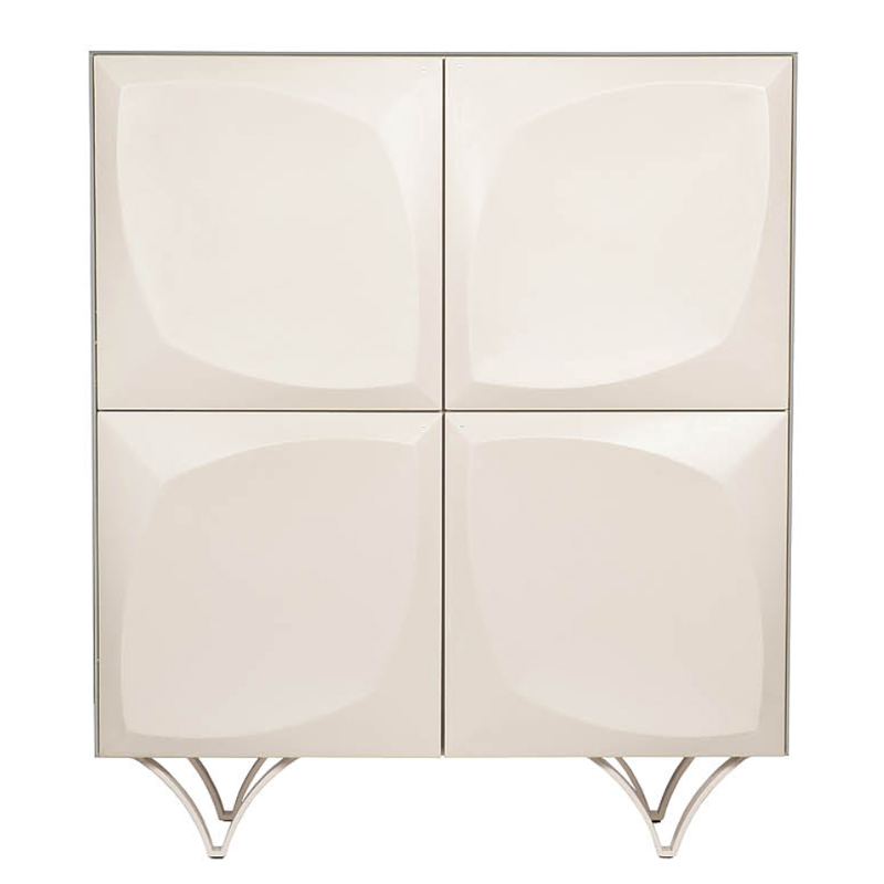 Комод с рельефным фасадом White Orchid Белый Белый Комод с рельефным фасадом White Orchid Белый Белый во Владивостоке | Loft Concept