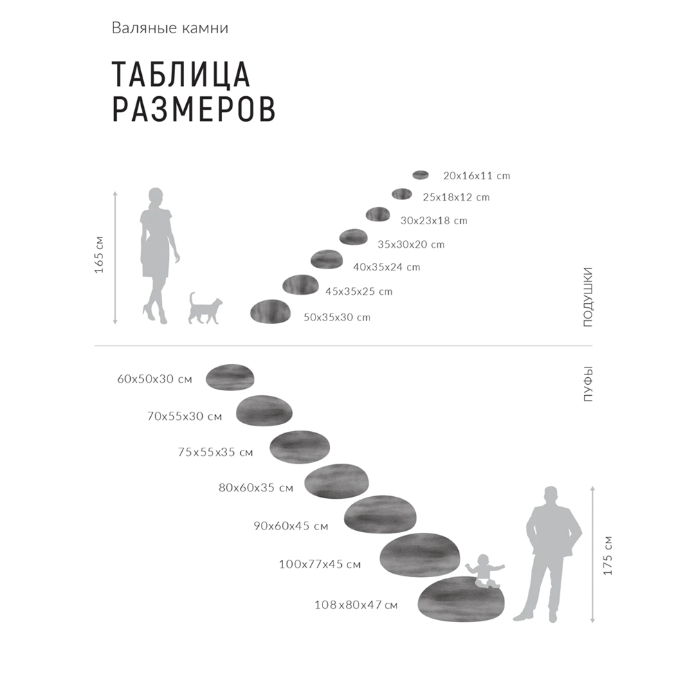 Пуф - Камень GREY MARBLE во Владивостоке