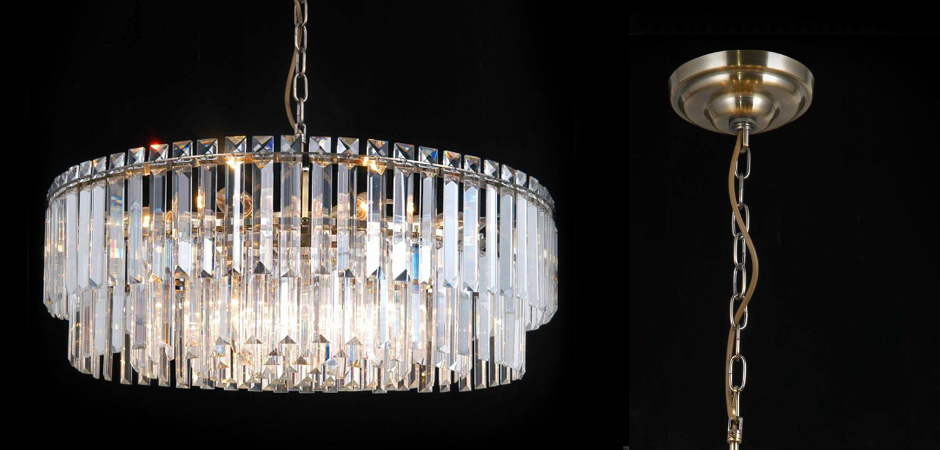 Люстра Odeon Chandelier Прозрачное Стекло диаметр 62 Люстра Odeon Chandelier Прозрачное Стекло диаметр 62 - Loft-Concept во Владивостоке